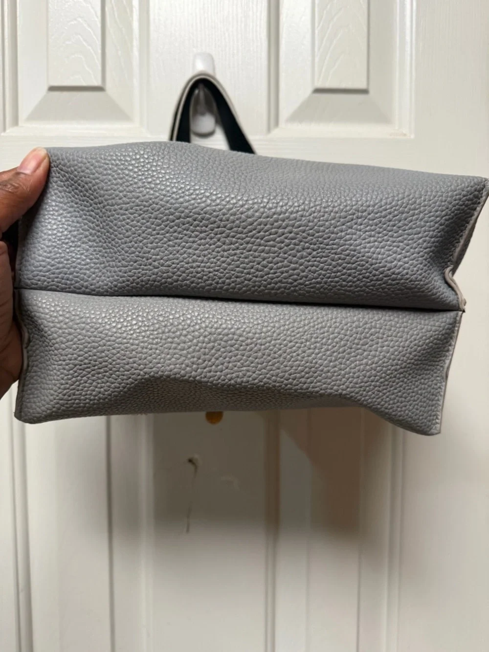 Kenneth Cole Reaction pebbled faux leather tote bag